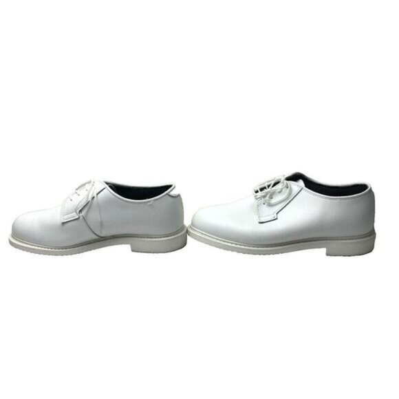 Bates Lites 7131New Women's White Leather Oxford Size 9.5 Medium Box & Tags - Picture 3 of 6